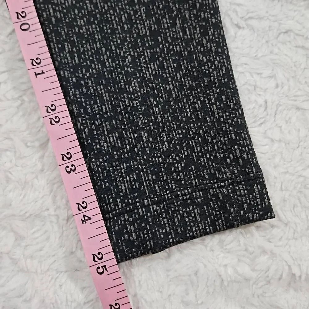 Athleta Womens Size XXS Delancey Textured Tight Black Grey new without tags - Picture 3 of 8